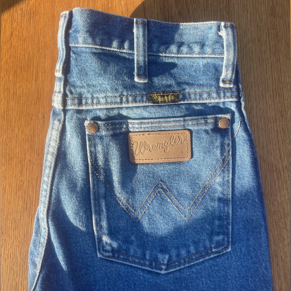 Vintage Wrangler's Women's Classic Blue Denim Jeans 26" 26 26x31